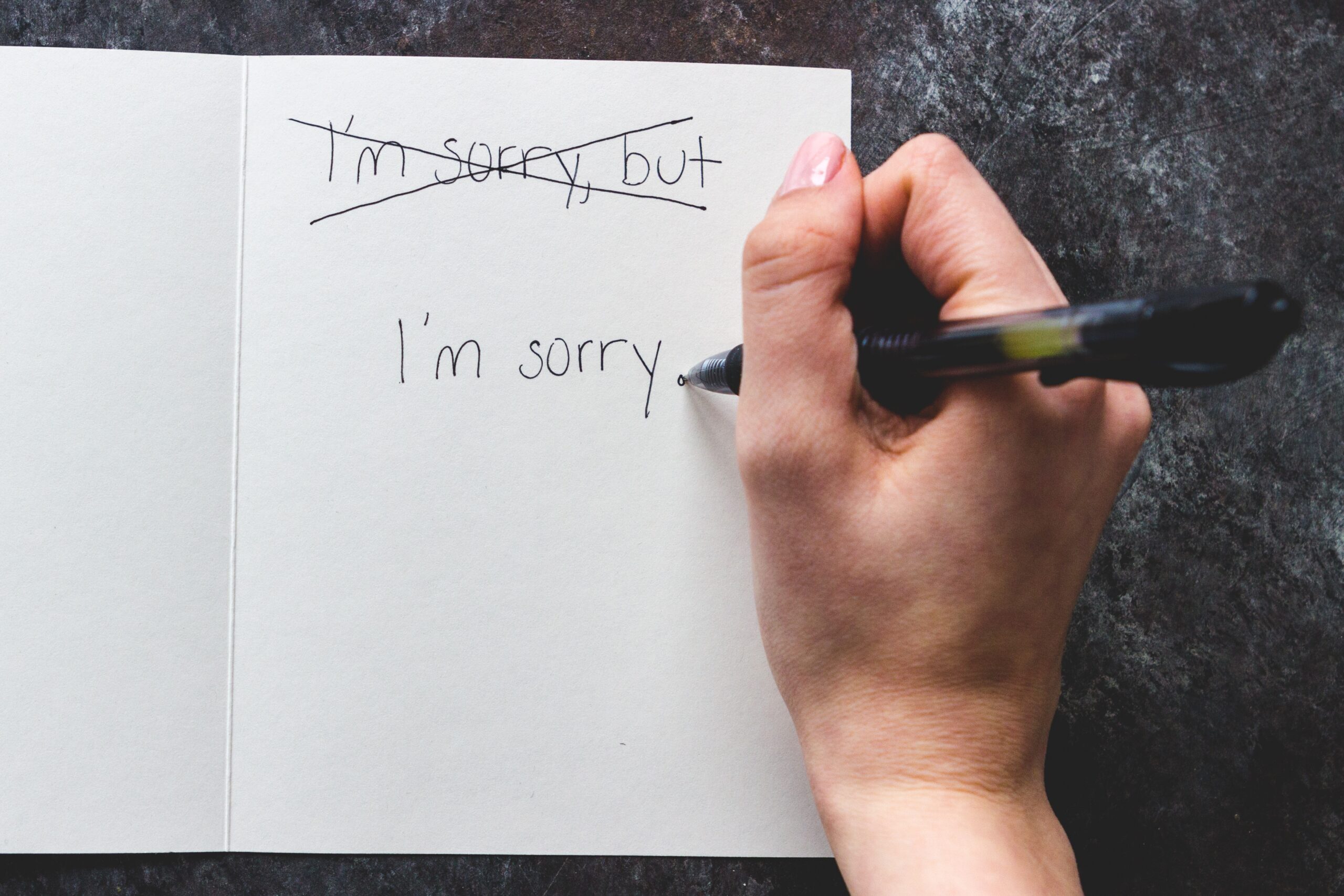 difference between a Good and a Bad Apology